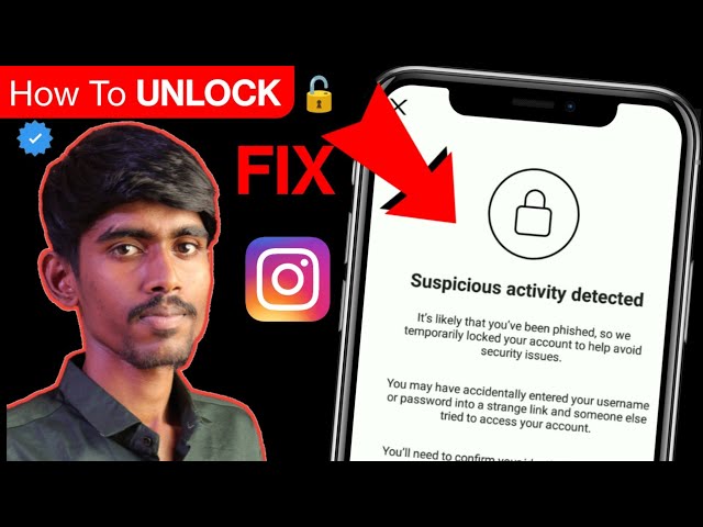 Fix Suspicious Activity detected instagram problem | How to Unlock temporarily locked instagram