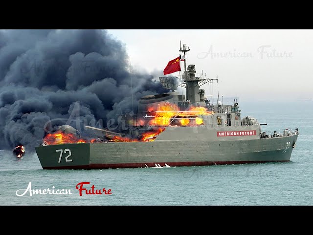 War begins! US Tomahawk Land Attack Missile Hits China Warships in South China Sea