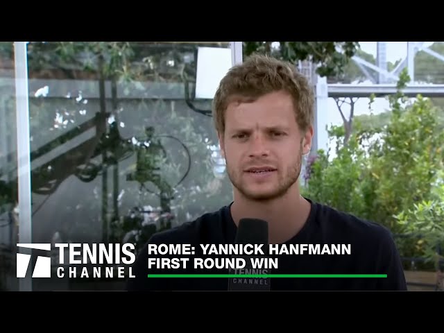 Yannick Hanfmann Talks About Why He Loves Playing On Clay And His Time At USC | Rome First Round