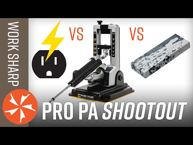 Work Sharp Pro Precision Adjust vs Freehand & Electric Sharpeners