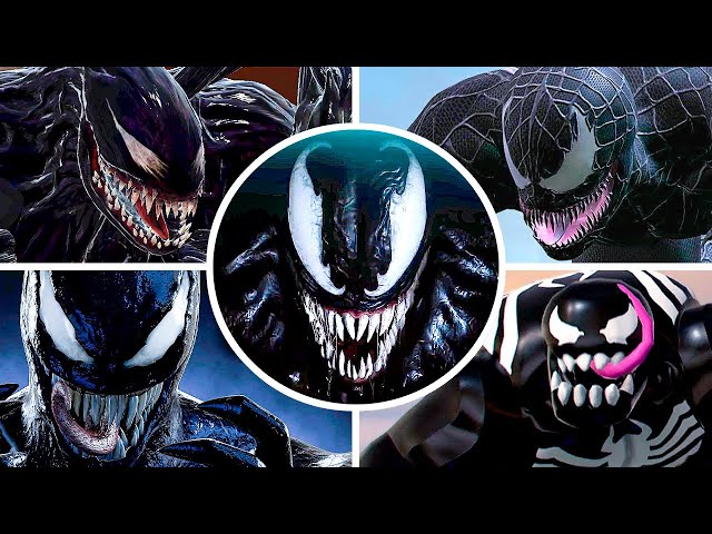 Evolution of Venom in Spider-Man Games 4K ULTRA HD