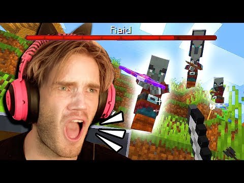 I got RAIDED in Minecraft!!! - Part 8