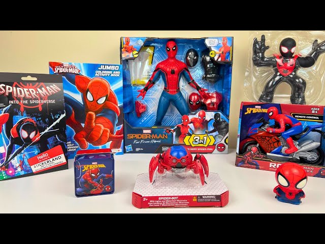 Marvel Spiderman Unboxing Review l Spider Bot | Spiderman RC Motorcycle & Spiderweb Launcher