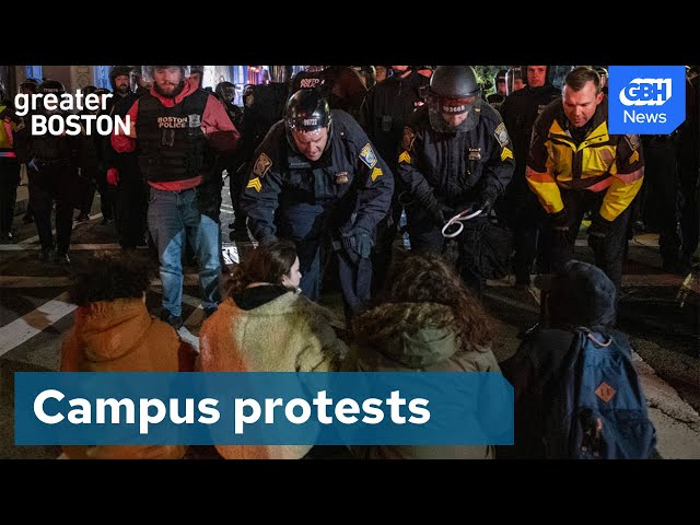 Boston Police arrest Emerson College students at Pro-Palestinian protest