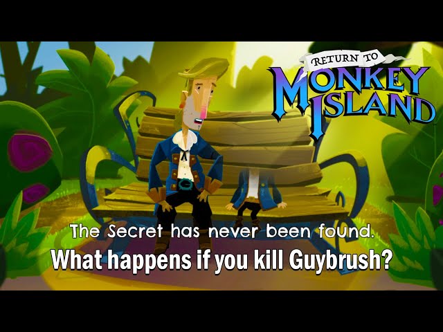What happens if You KILL Guybrush? Return To Monkey Island Easter Egg