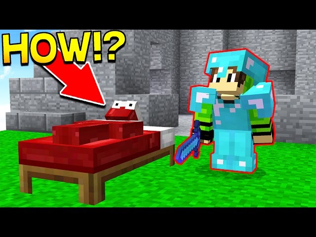INVISIBLE BED WARS TROLLING! (Minecraft Bed Wars)