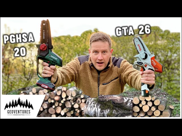 Parkside PGHSA 20 vs. Stihl GTA26: Battle of the Cordless Garden Tools