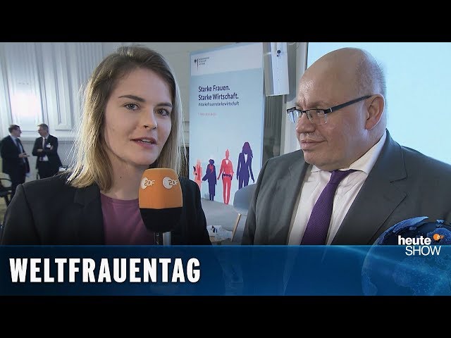 Weltfrauentag: Hazel Brugger trifft Peter Altmaier und Franziska Giffey | heute-show vom 15.03.2019