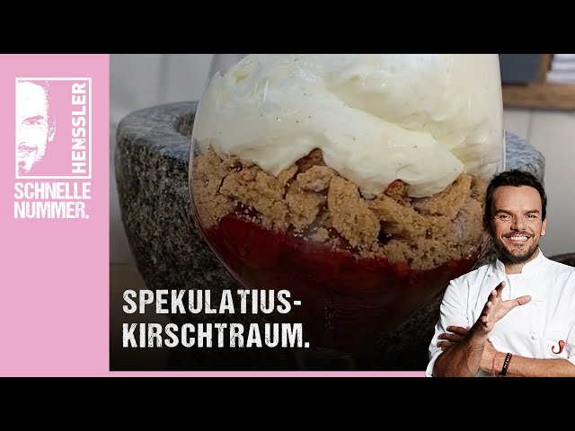 Schnelles Spekulatius-Kirschtraum Rezept von Steffen Henssler