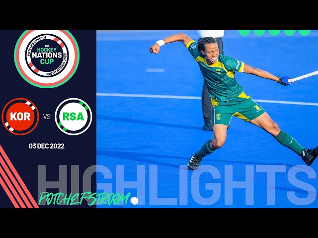 FIH Hockey Nations Cup (Men), Game 16 highlights - Semis: Korea vs South Africa