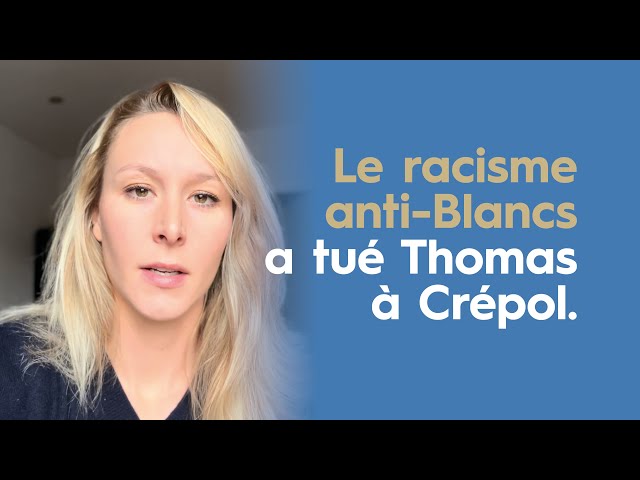 Le racisme anti-Blancs a tué Thomas à Crépol.