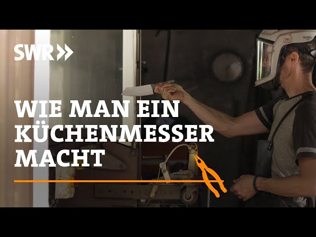 How to make a kitchen knife | SWR Handwerkskunst