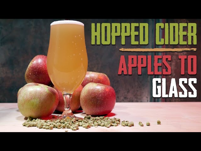 Apples to Glass - How to Make Hopped Hard Cider - Mosaic Hops