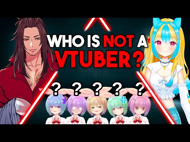 6 VTubers vs 1 Non-VTuber | Odd One Out