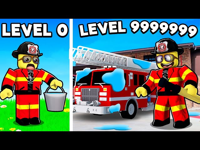 I BUILT A LEVEL 9999 FIRE STATION TO SAVE ROBLOX