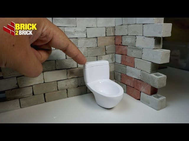 DIY How to Make Miniature Toilet - Made With Clay