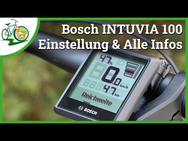 Bosch Intuvia 100 - Funktionen, Bedienung, Koppeln