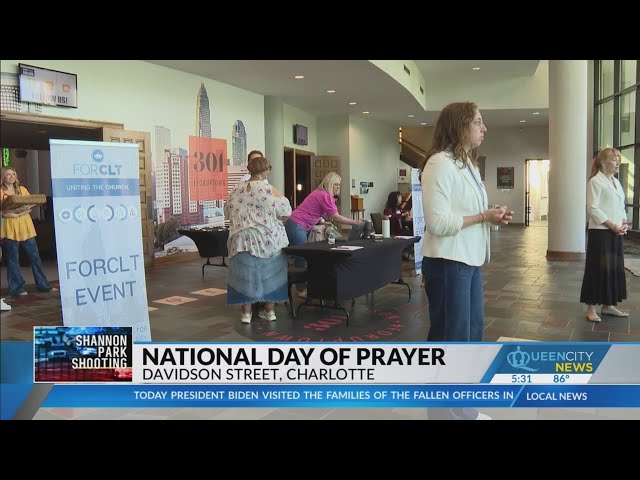 Charlotte churches mourn officers on National Day of Prayer