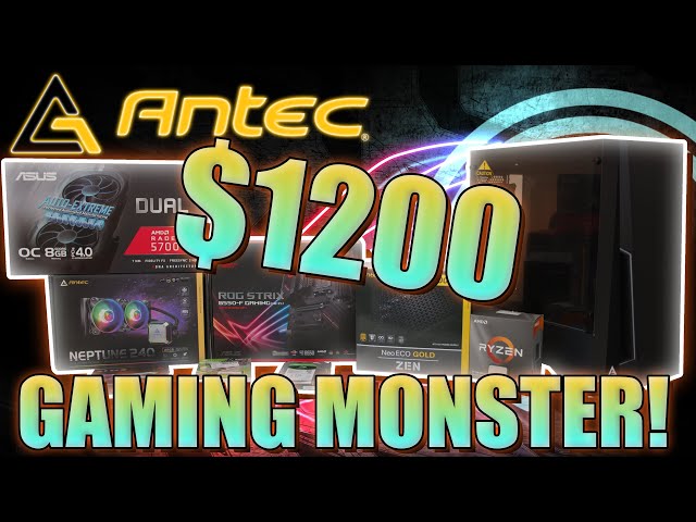INSANE $1200 Gaming PC Build 2020! [Ryzen 5 3600X & 5700 XT]