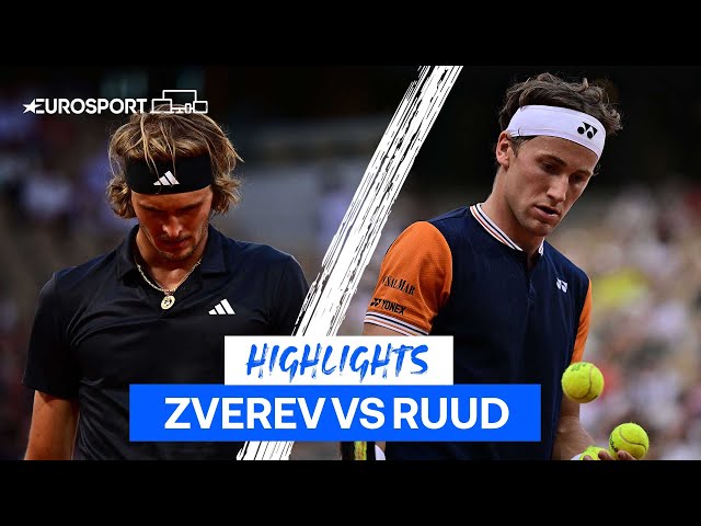 Ruud Dominates Zverev To Book Place In Roland-Garros Final | Long Highlights | Eurosport Tennis