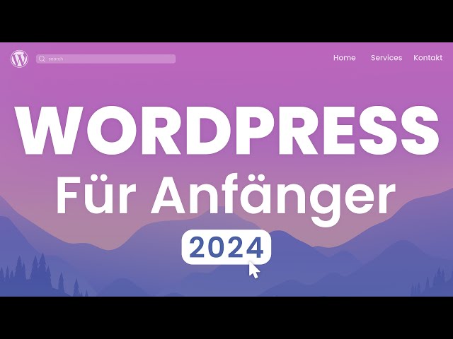 WordPress Website Erstellen -2024- Tutorial in 21 EINFACHEN Schritten | (Deutsch|German)