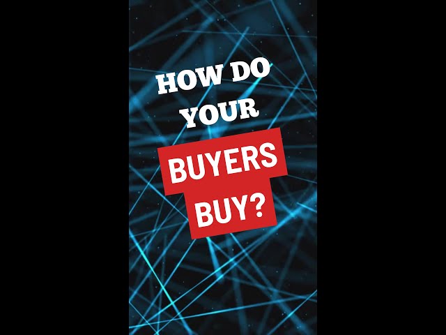 HOW DO YOUR BUYERS BUY? Sales Advice from Matthew Whyatt