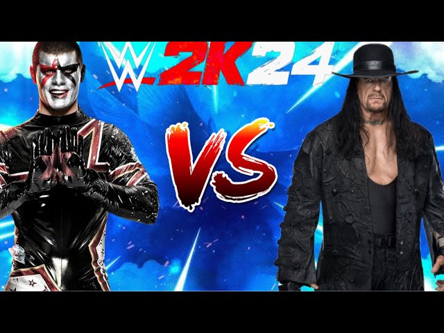 Undertaker vs Stardust WWE2K24