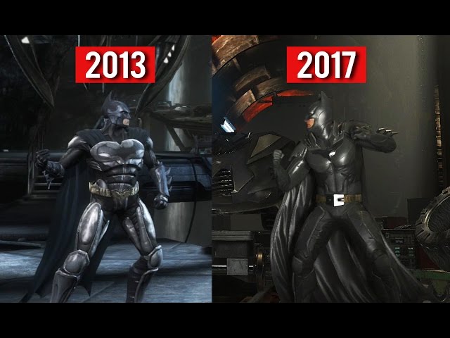 Comparison - Injustice (2013) vs Injustice 2 (2017) Gameplay