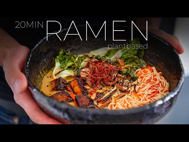 This INCREDI-BOWL vegan Ramen Recipe is quick and tasty!
