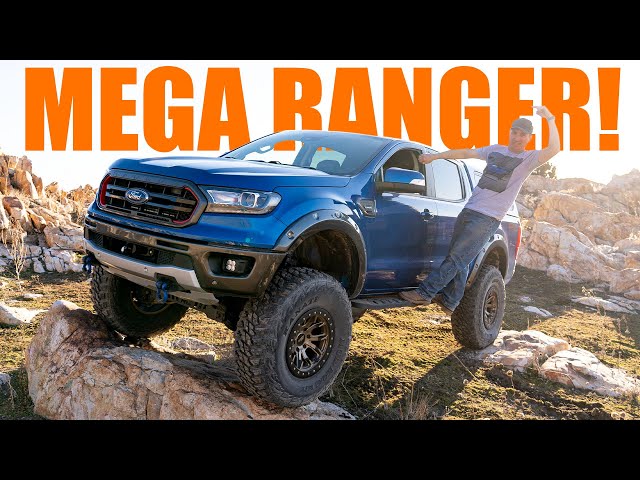 This Ford Ranger is Bigger Than Yours! The Mega Ranger on 37" Tires and a 7.5" Lift.