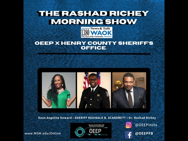 The Rashad Richey Morning Show feat. Dean Howard &  The Henry County Sheriff