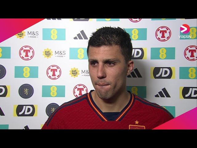 Spain's Rodri gives his verdict on loss to Scotland: "For me, this is not football."