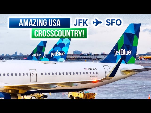 TRIP REPORT | 6h+ Flight on an A321! | New York to San Francisco | JetBlue Airbus A321
