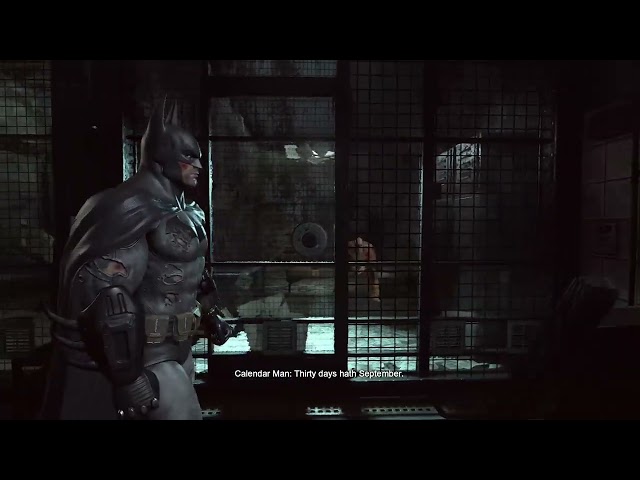 April Fools Day in Arkham City with me, Batman, and Calendar Man
