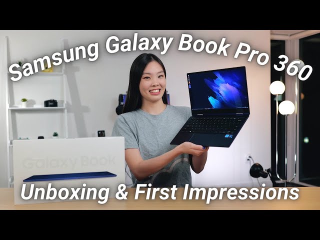 My First 2-in-1 Device | Samsung Galaxy Book Pro 360 Unboxing & First Impressions 💙