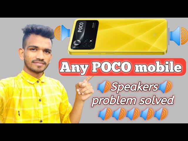 poco mobile speaker sound problem solved 🔊🔊