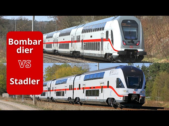 Stadler KISS IC2 VS Bombardier Twindexx IC2 | was unterscheidet sie?