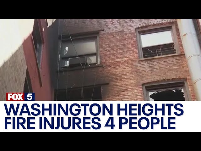 Washington Heights fire injures 4 people
