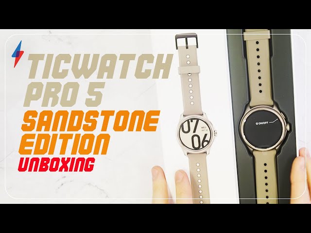 TicWatch Pro 5 Sandstone Edition Unboxing