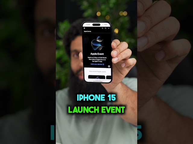 Secrets of iPhone 15 series launch event invite #shorts #iphone15 #iphone15leaks