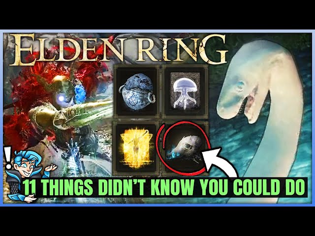 11 Secrets You Didn't Know About in Elden Ring - RARE Boss Attacks & Items - Tips & Tricks & More!