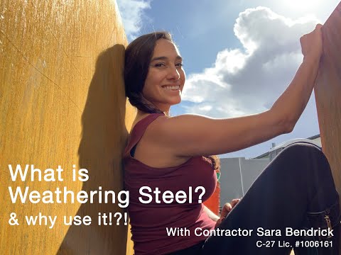 What is Corten Weathered Steel? | Sara Bendrick