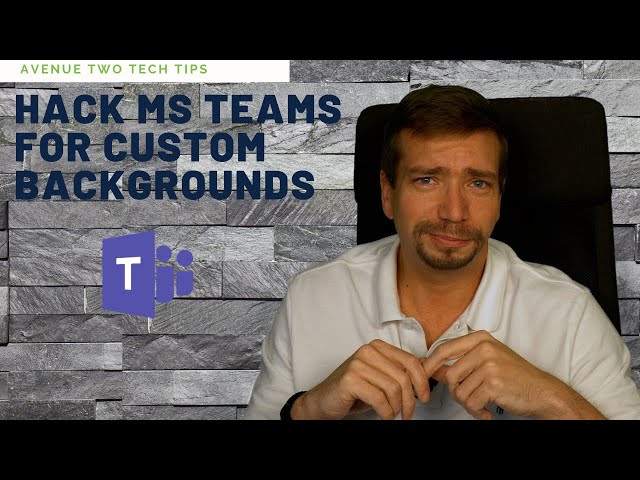 Create Custom Backgrounds with this Microsoft Teams Hack - Office 365