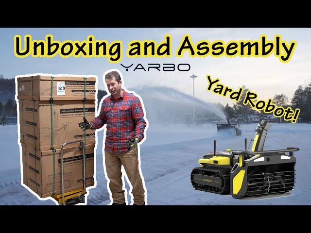 ✅ Yarbo Review Series: Y1 Yard Robot & S1 Snowblower - Unboxing & Assembly - Autonomous & Electric
