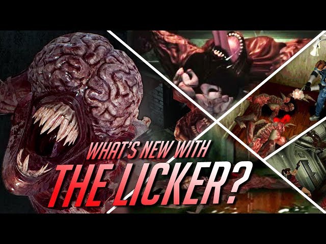 The Licker Resident Evil 2 Remake - (Claire and The Licker Gameplay Analysis)