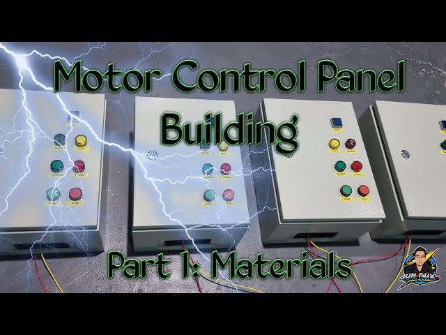Motor Control Panel Building Part 1 Materials