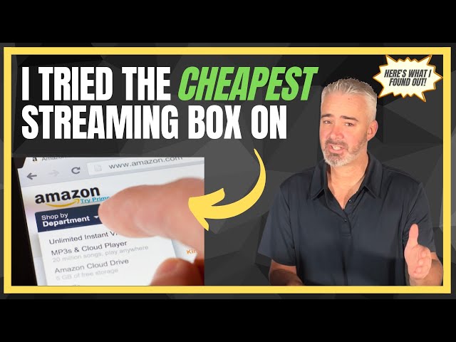 🔥 I TRIED THE CHEAPEST STREAMING BOX ON AMAZON