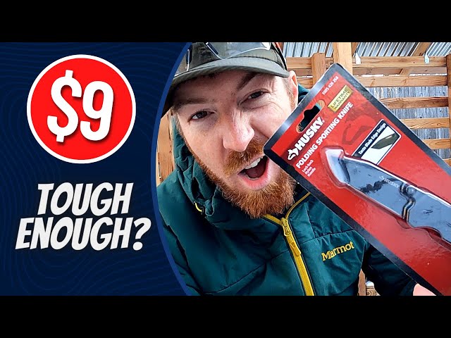 CAN U KILL A $9 Husky Tools Pocket Knife???