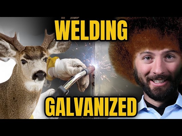 The Joy Of Welding | Galvanized Steel Welding Repairing A Deer Feeder