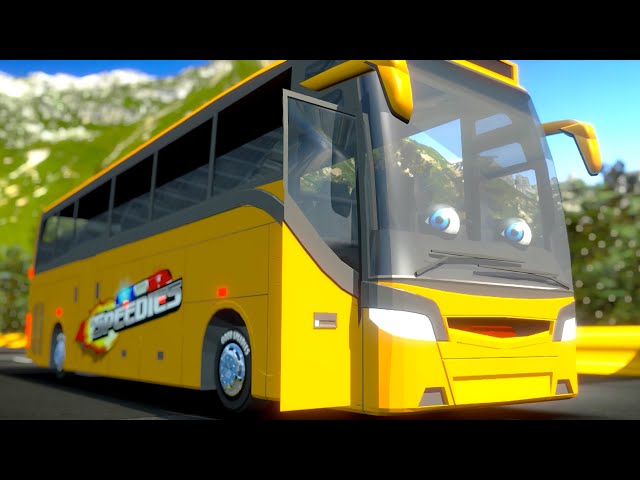 Wheels on the Bus Rhyme + More Vehicles Songs for Kids